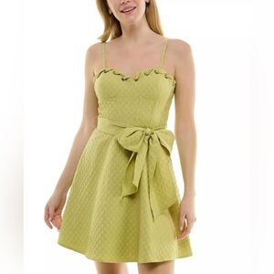 BCX RT: $70 Whipstitched Corset Fit & Flare Dress size Small